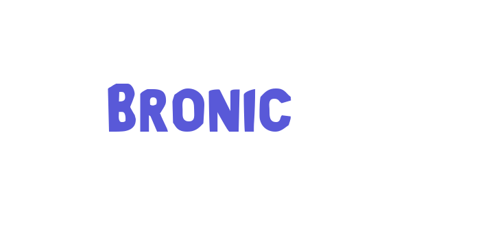 Bronic Font