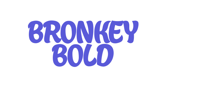 Bronkey Bold Font Download