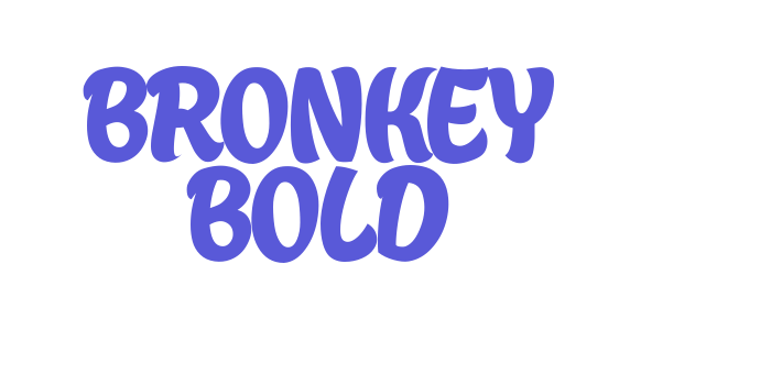 Bronkey Bold Font