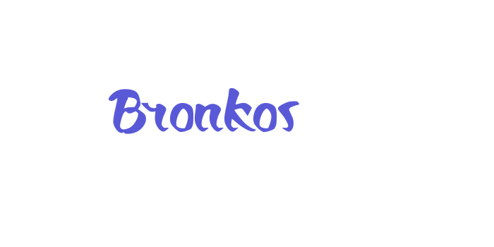 Bronkos Font Download