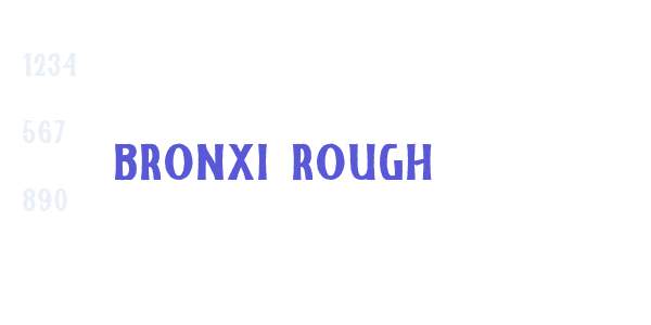 Bronxi Rough font free