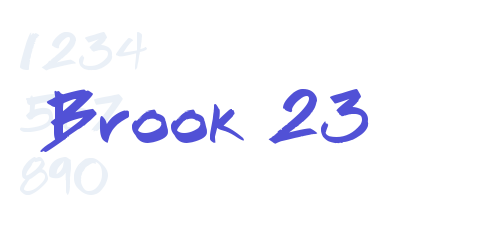 Brook 23-font-download