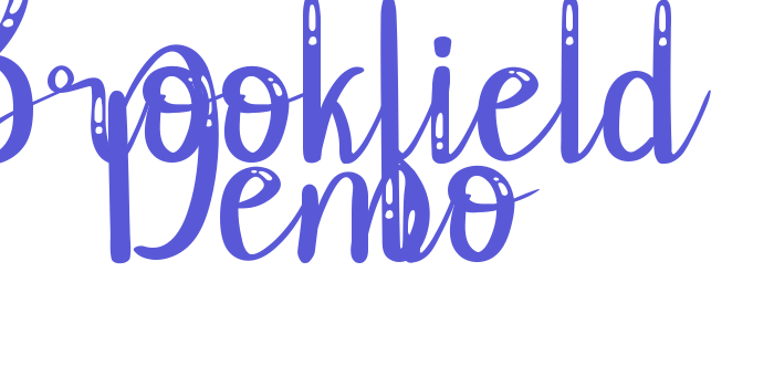 Brookfield Demo Font