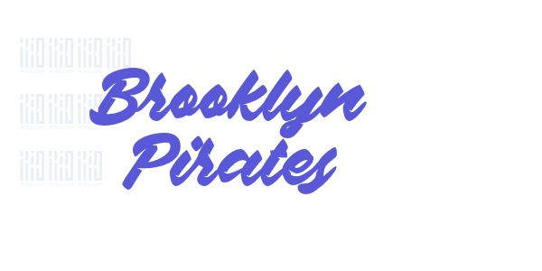 Brooklyn Pirates font