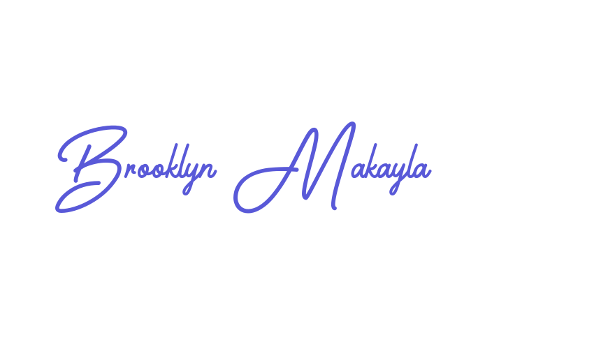 Brooklyn Makayla Font