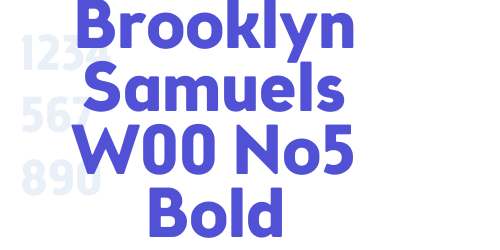 Brooklyn Samuels W00 No5 Bold-font-download