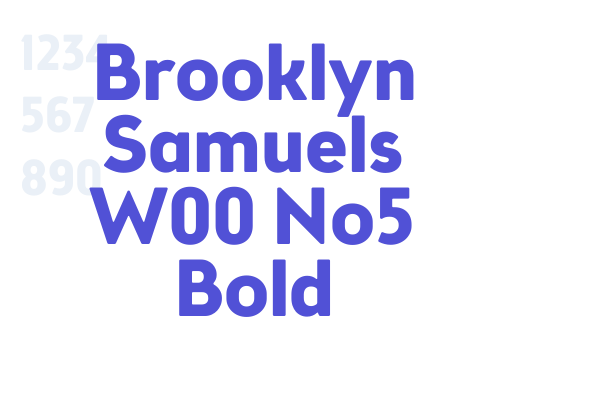 Brooklyn Samuels W00 No5 Bold