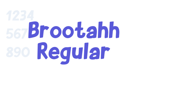 Brootahh Regular font free