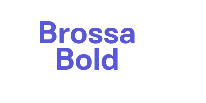 Brossa Bold Font