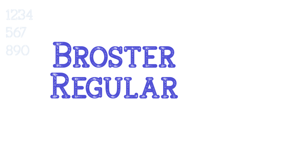 Broster Regular-font-download