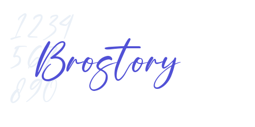 Brostory-font-download