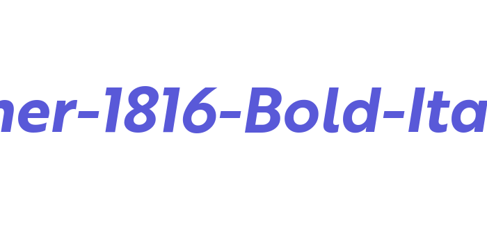 Brother-1816-Bold-Italic Font Download