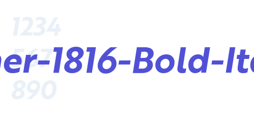 Brother-1816-Bold-Italic-font-download