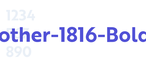 Brother-1816-Bold-font-download
