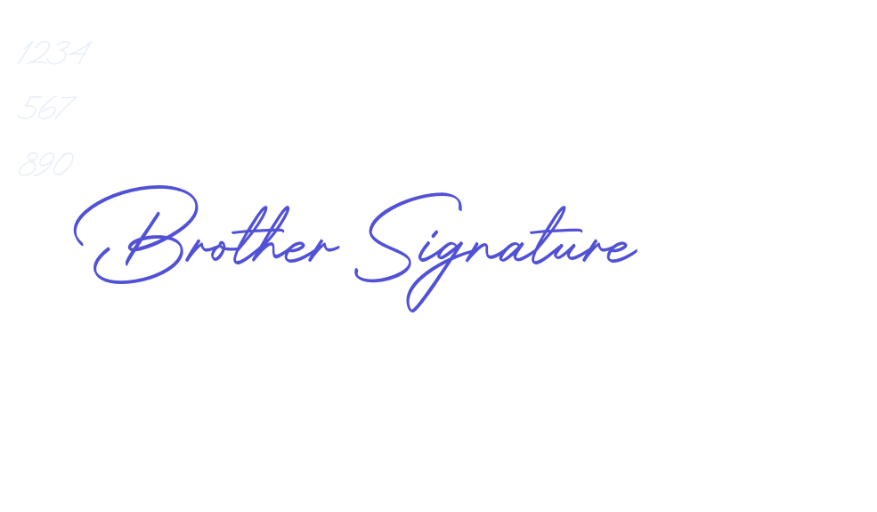 Brother Signature-font-download