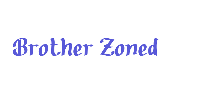 Brother Zoned Font Download