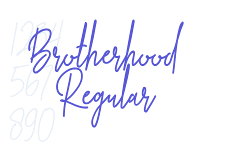 Brotherhood Regular Font