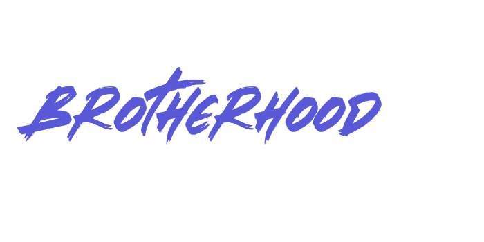 Brotherhood Font