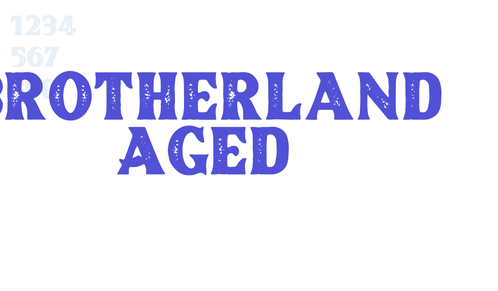 Brotherland Aged-font-download