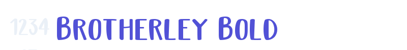 Brotherley Bold-font