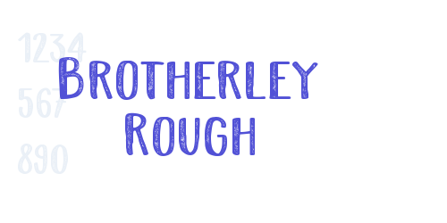 Brotherley Rough-font-download