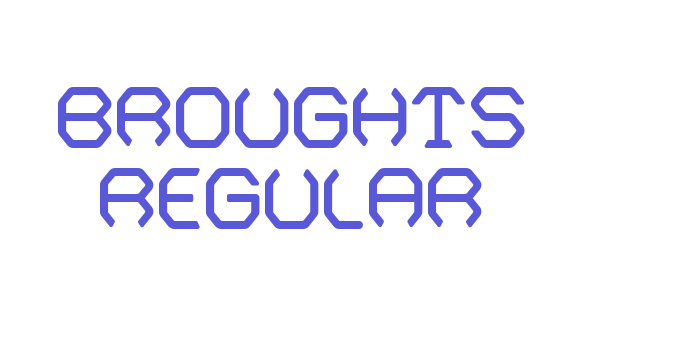 Broughts Regular Font Download