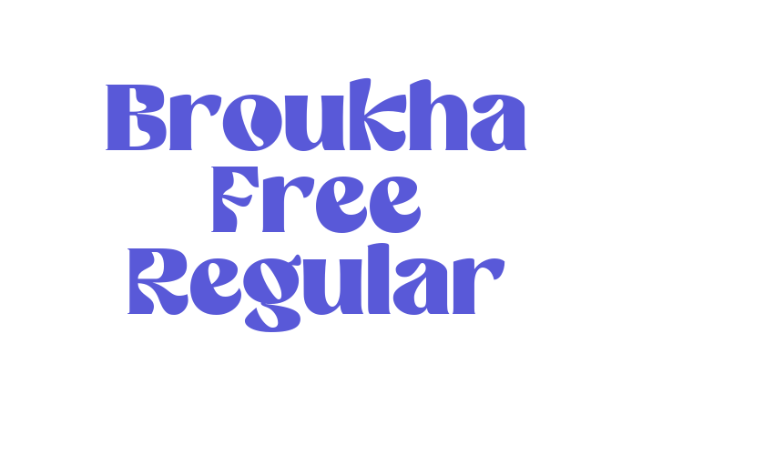 Broukha Free Regular Font