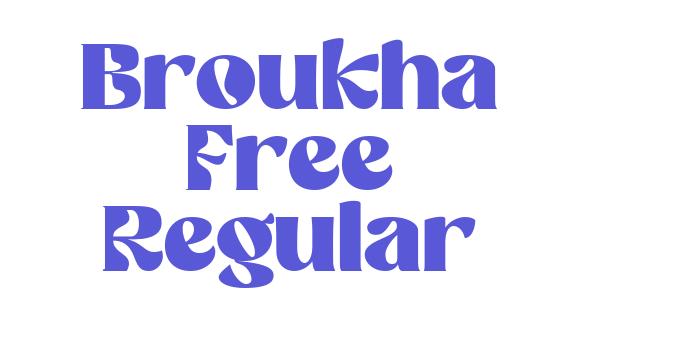 Broukha Free Regular Font Download