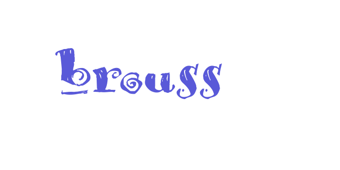 Brouss Font Download