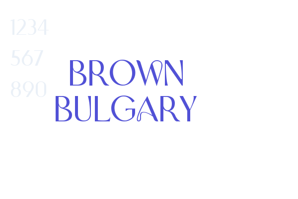 Brown Bulgary
