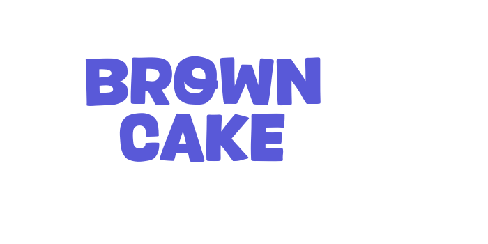 Brown Cake Font Download