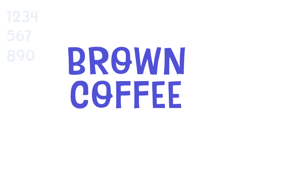 Brown Coffee-font-download