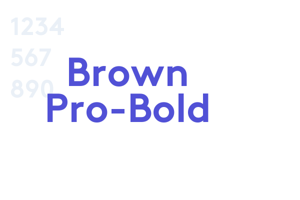 Brown Pro-Bold
