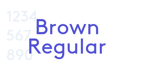 Brown Regular-font-download