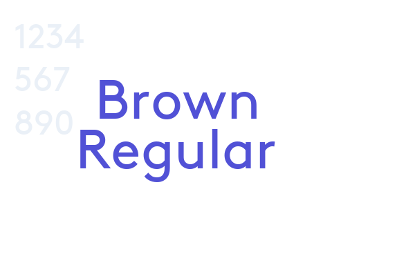 Brown Regular