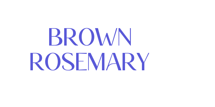 Brown Rosemary Font Download