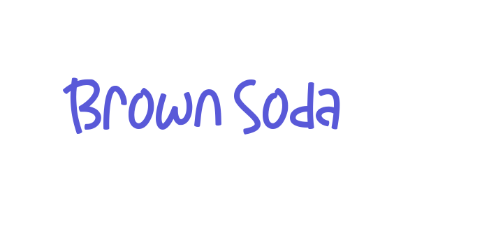 Brown Soda Font