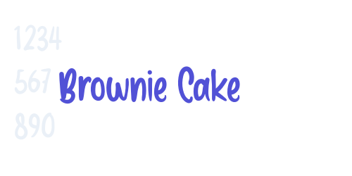 Brownie Cake-font-download