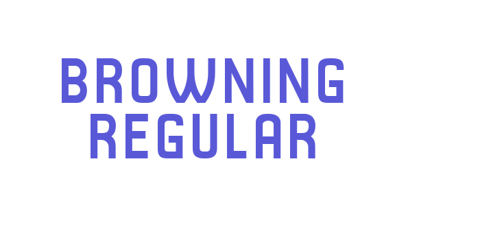 Browning Regular Font Download