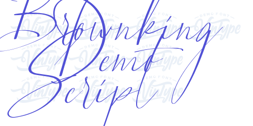 Brownking Demo Script-font-download