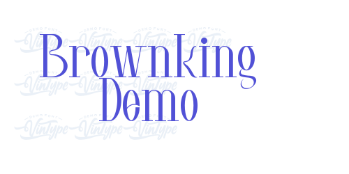 Brownking Demo-font-download