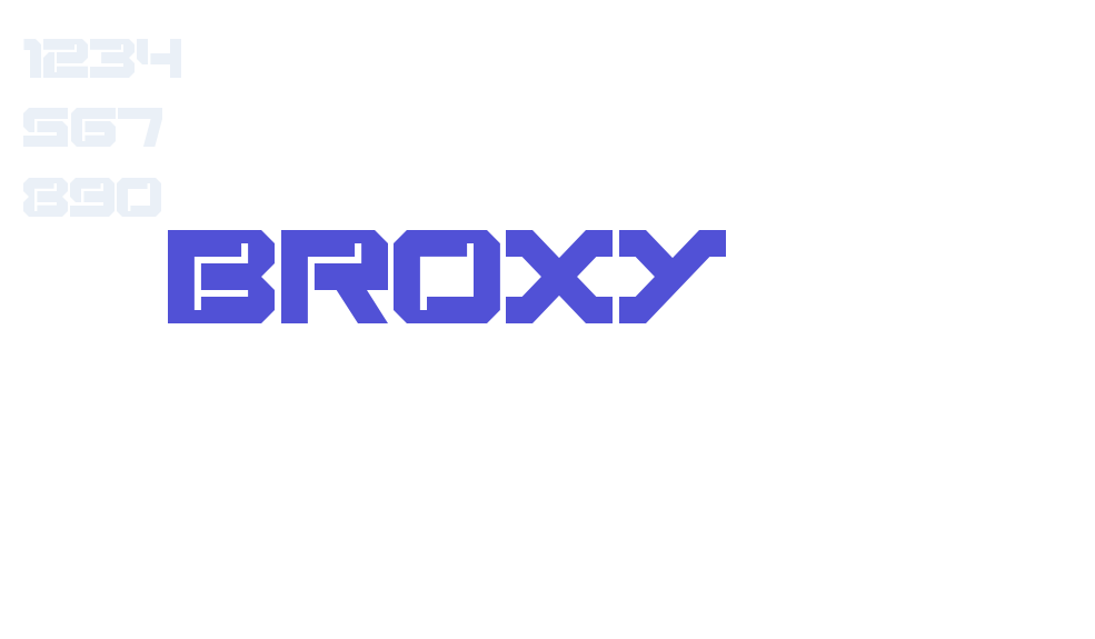 Broxy-font-download