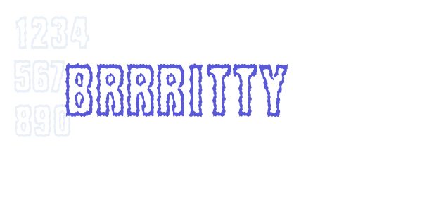 Brrritty font