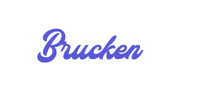 Brucken Font Download