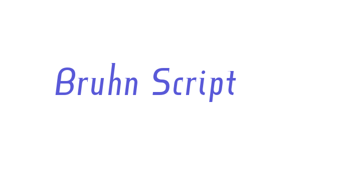 Bruhn Script Font Download