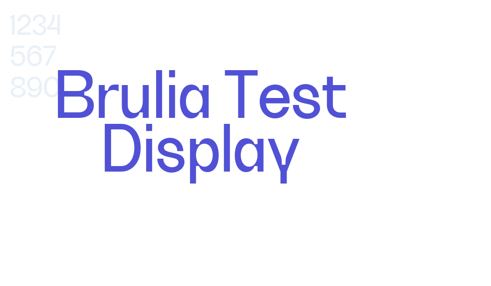 Brulia Test Display-font-download