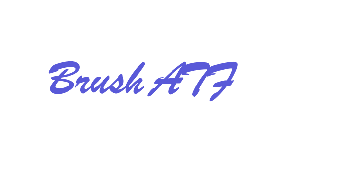 Brush ATF Font Download