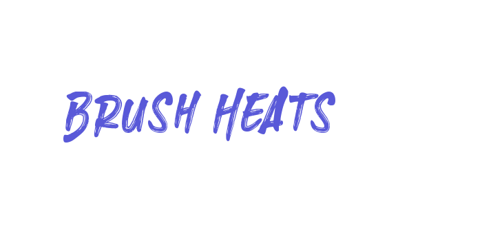 Brush Heats Font Download