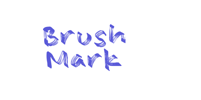 Brush Mark Font Download