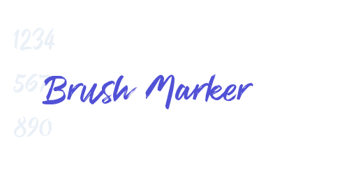 Brush Marker-font-download